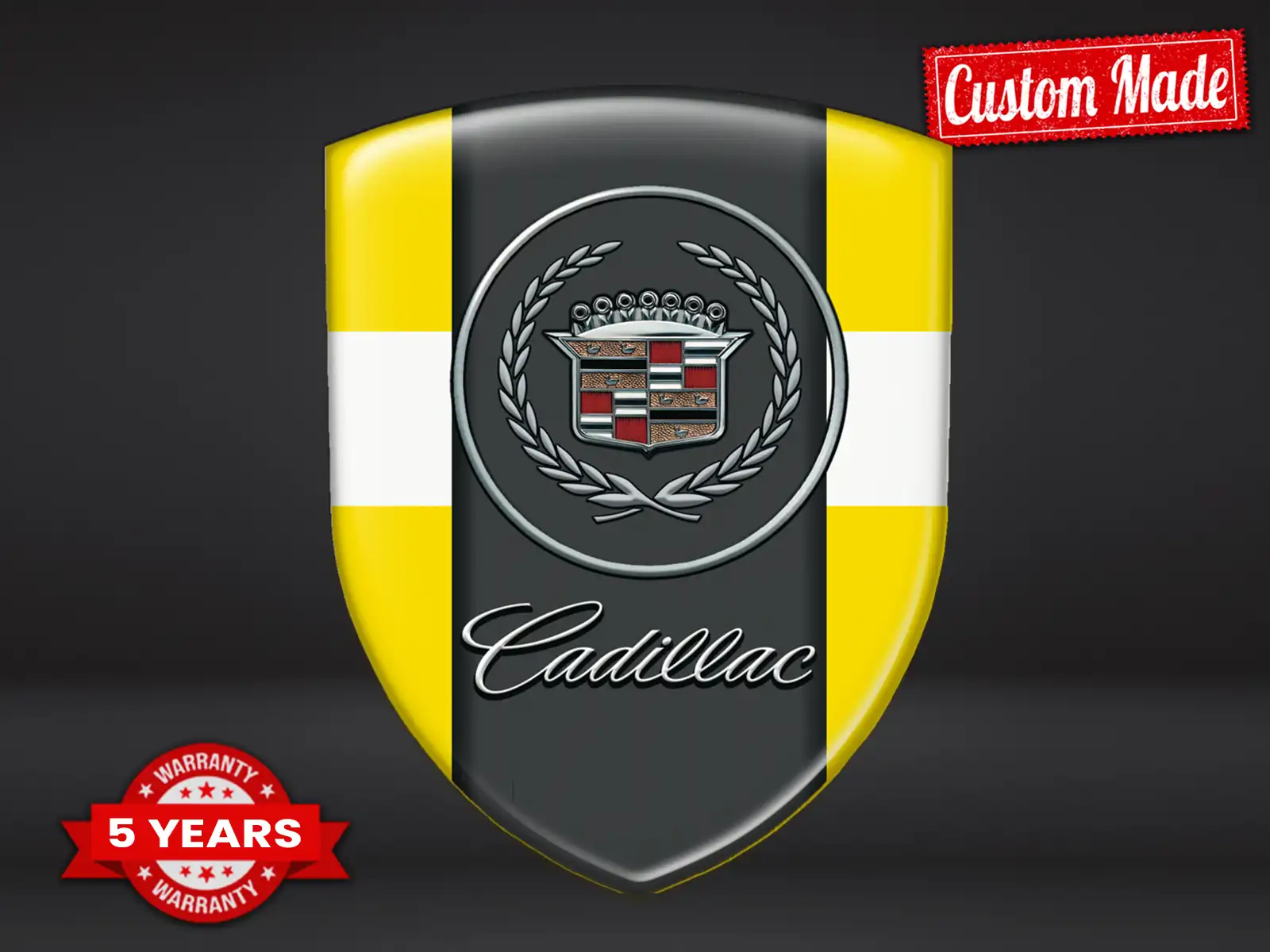 Cadillac Silikonaufkleber Auto Robust Universal Hochwertig ST